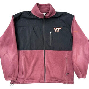 Virginia Tech Hokies Fleece
Columbia Full Zip Jacket Size XL